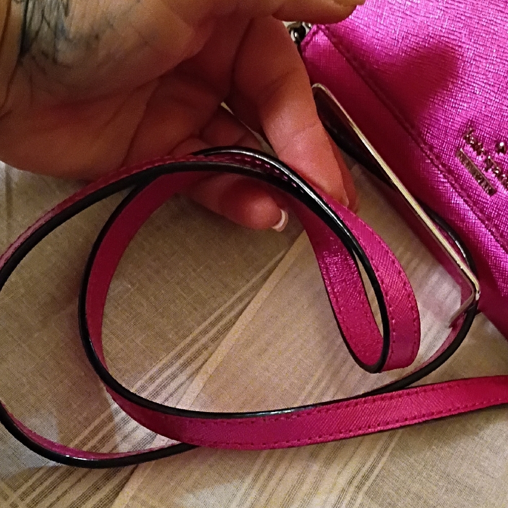 kate spade Metallic Fuchsia Crossbody Bag - Picture 2 of 9